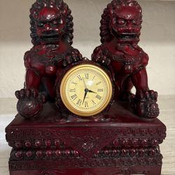 Red Lion Wood Clock