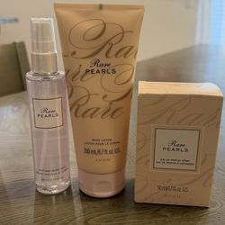 Avon Rare Pearls Perfume Set NEW (Perfume + Lotion + Mist)