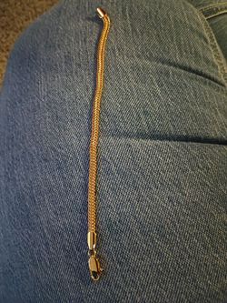 Gold-Tone Franco Chain Bracelet