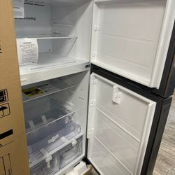 Samsung stainless steel top bottom fridge new with warranty