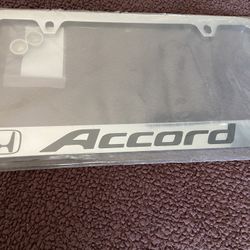 Honda Accord License Plate Frame
