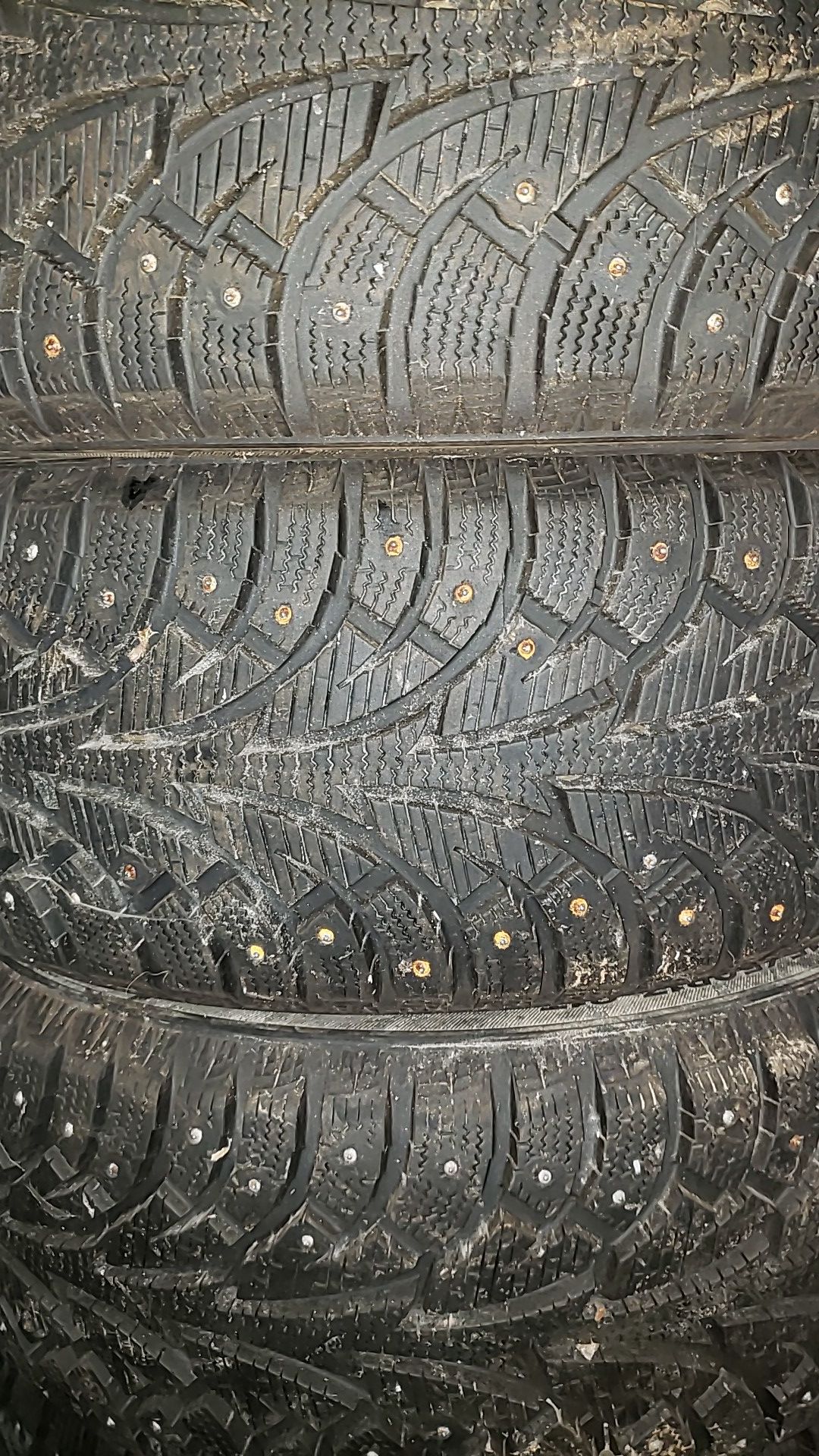 Studded tires