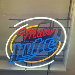Miller Lite neon sign