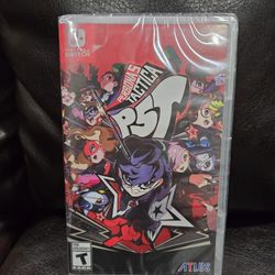 New Sealed Persona 5 Tactica Nintendo Switch Game