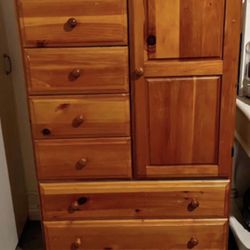 Solid Wood Armoire/Dresser