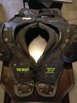 Helmet, Pads And Pants With Pads