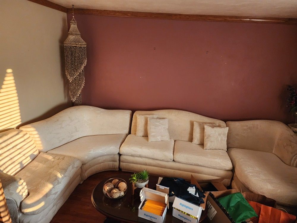 BIG White Sectional