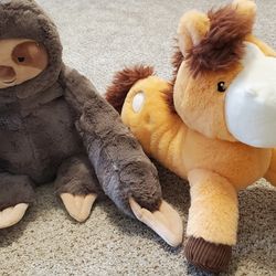 Gigglescapes super soft plush set