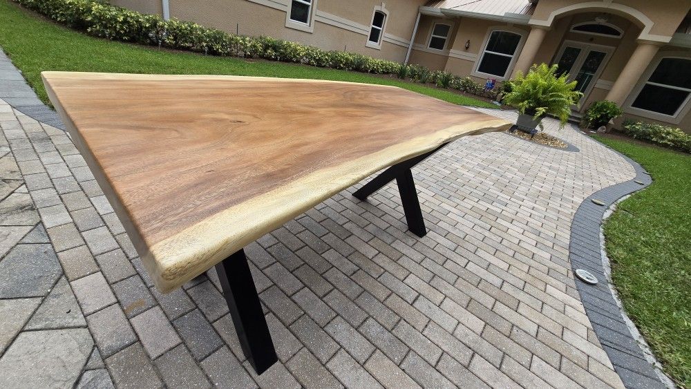 Handmade Beautiful Brand New Dining Table - Solid Hardwood Lasts Generations
