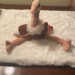 Rare Stretch Beanie Baby Ostrich Collectors Item