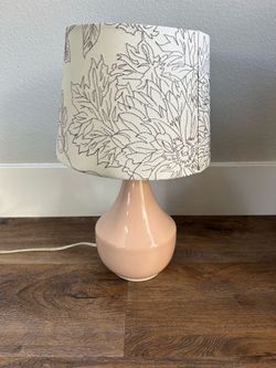 Lamp bedside pink Howin