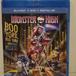 $5 BLU RAY MOVIE. MONSTER HIGH: BOO YORK. BOO YORK. BLU RAY / DVD ONLY. NO DIGITAL. $5 OR TRADE FOR A MOVIE TITLE I DO NOT ALREADY OWN.