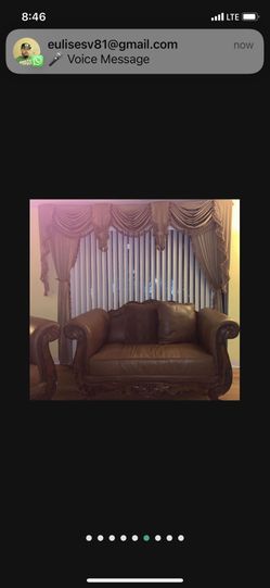 Leather sofa