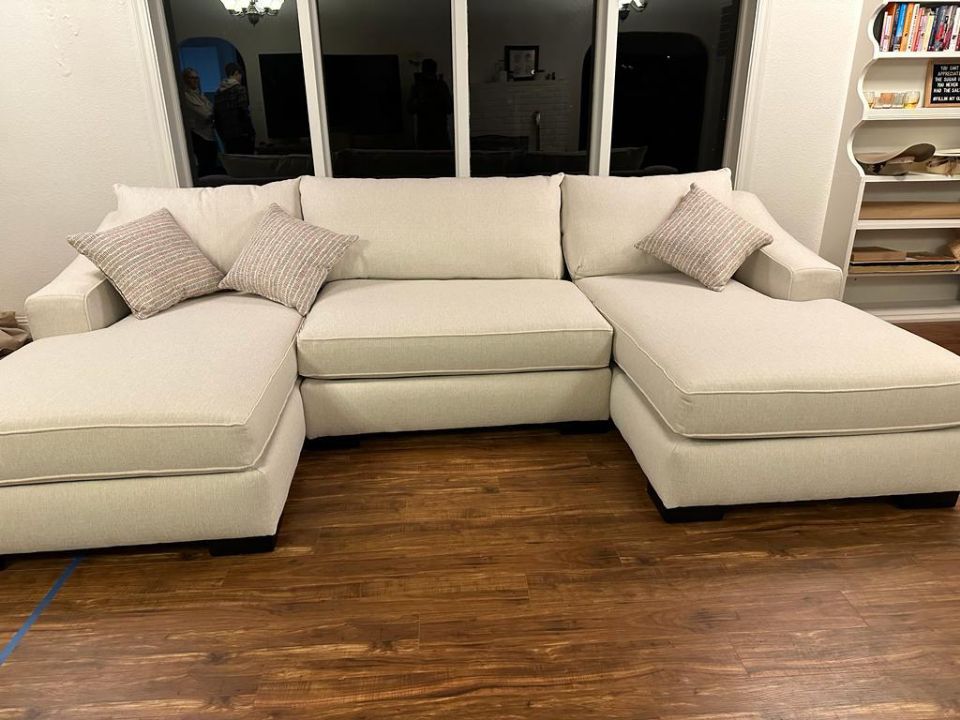 Double Chaise Sectional Sofa 