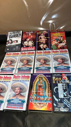 Spanish vhs movies all for $30