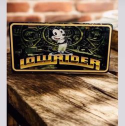 Lowrider License Plate
