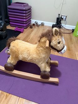 Plush Rocking Horse Toy for Kids