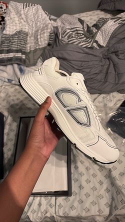 All white/silver Dior b30