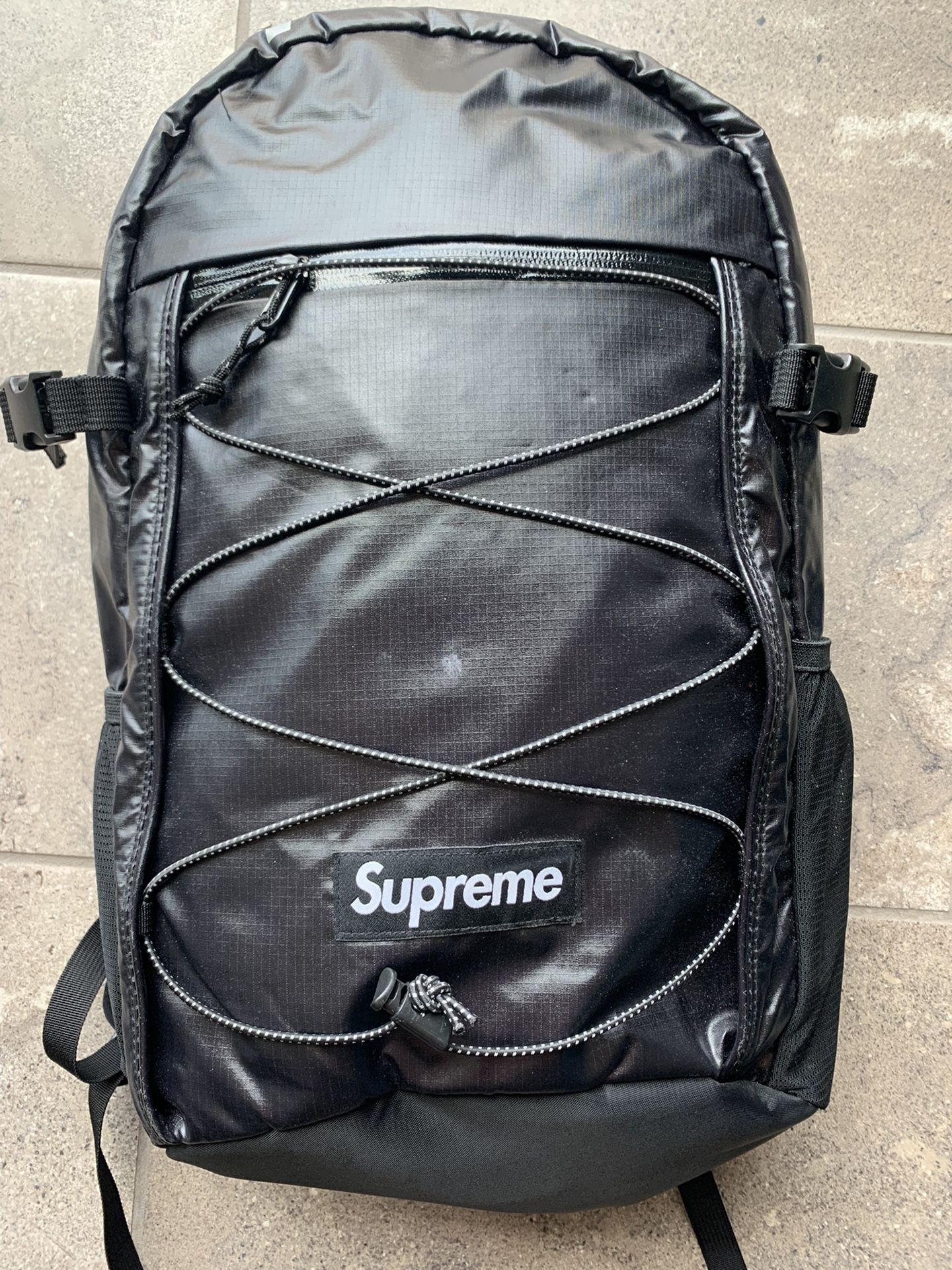 Supreme Black Backpack 