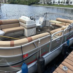 2007 Sylvan Pontoon boat 20’