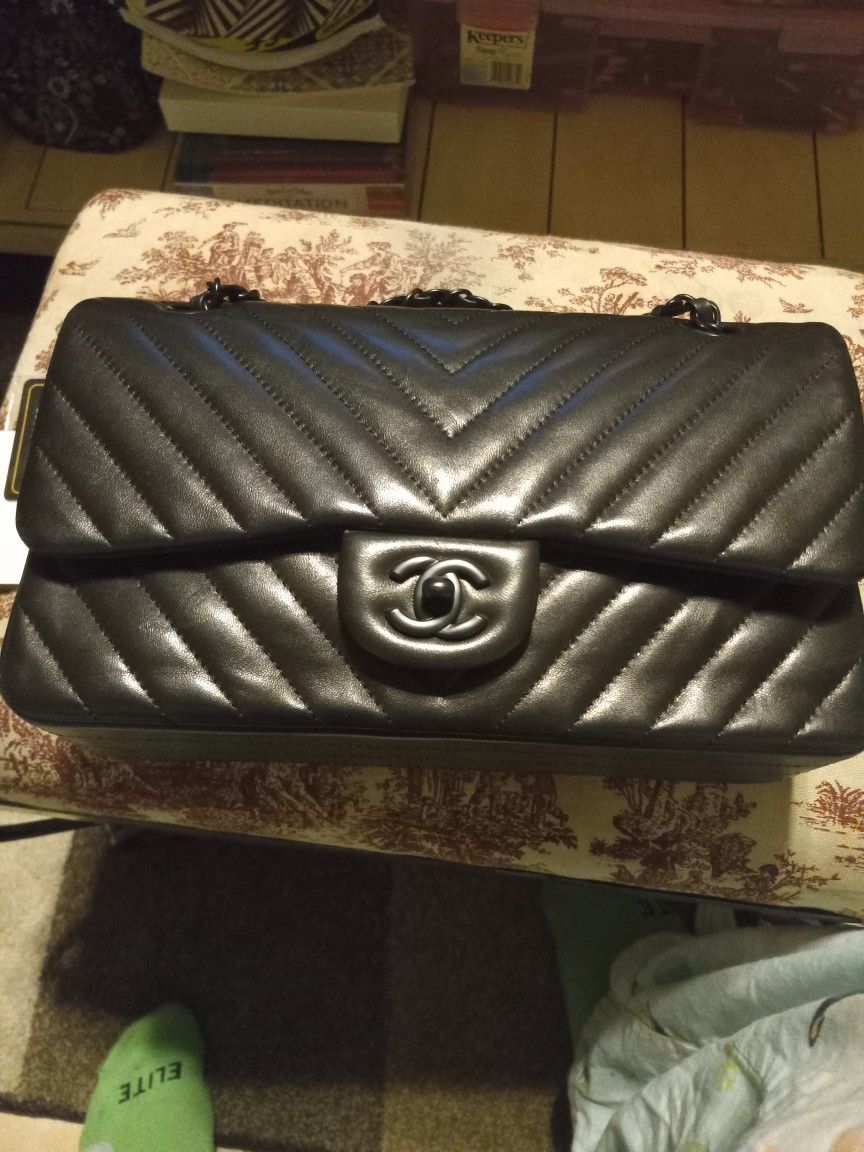 Chanel Blk Double Flap Bag