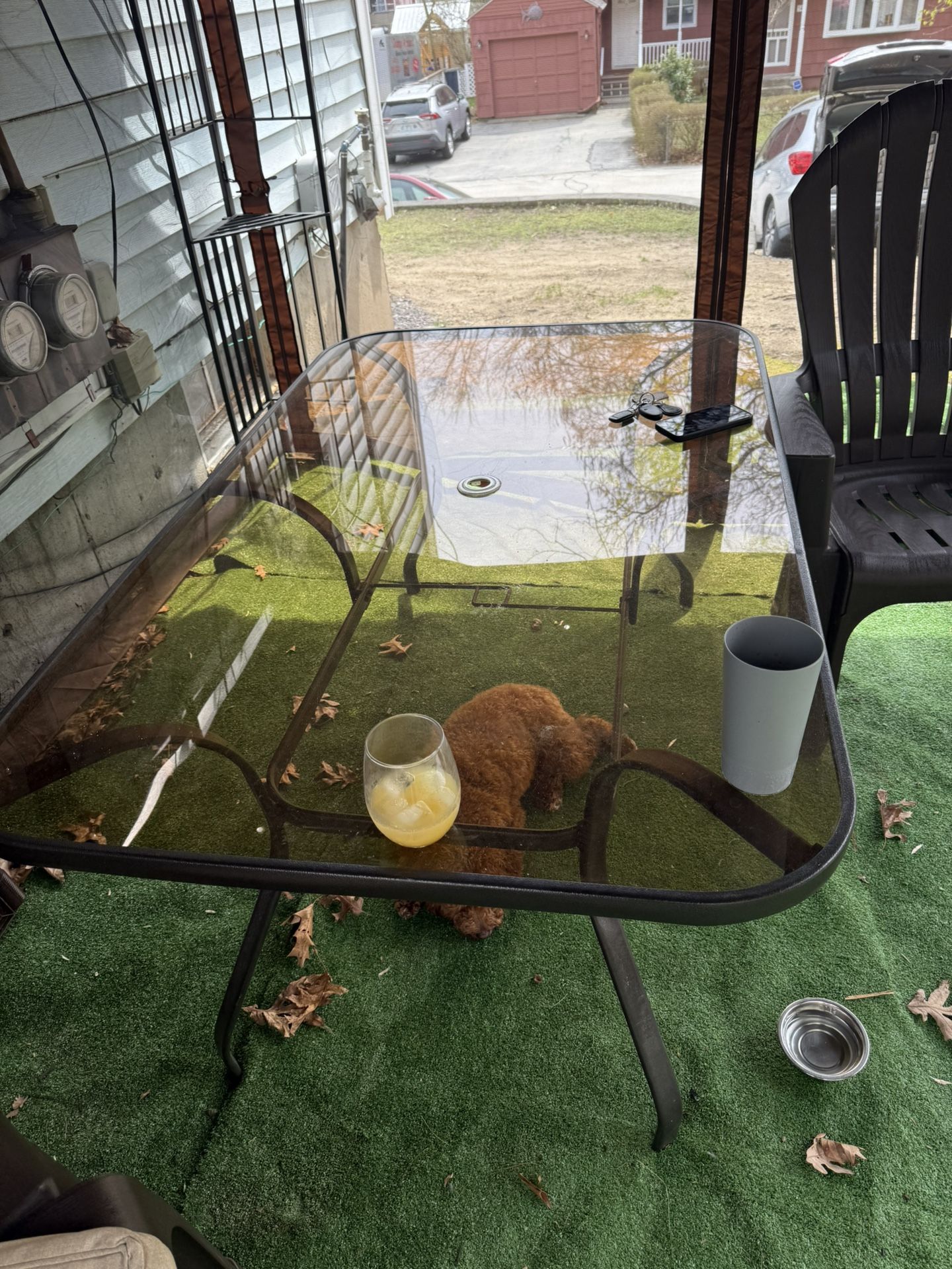 Glass Patio Table 40.00