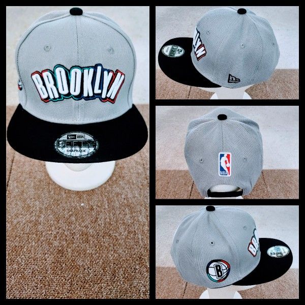 BROOKLYN NETS NBA BASKETBALL 🏀 SNAPBACK HAT. 
