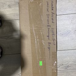 beige car sun visor set for a Honda Accord