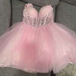 Dancing Queen U.S.A. Pink Dress Size XS