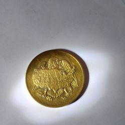 1969 United States Mint Philadelphia, Bronze Copper, Coin Commemorative 