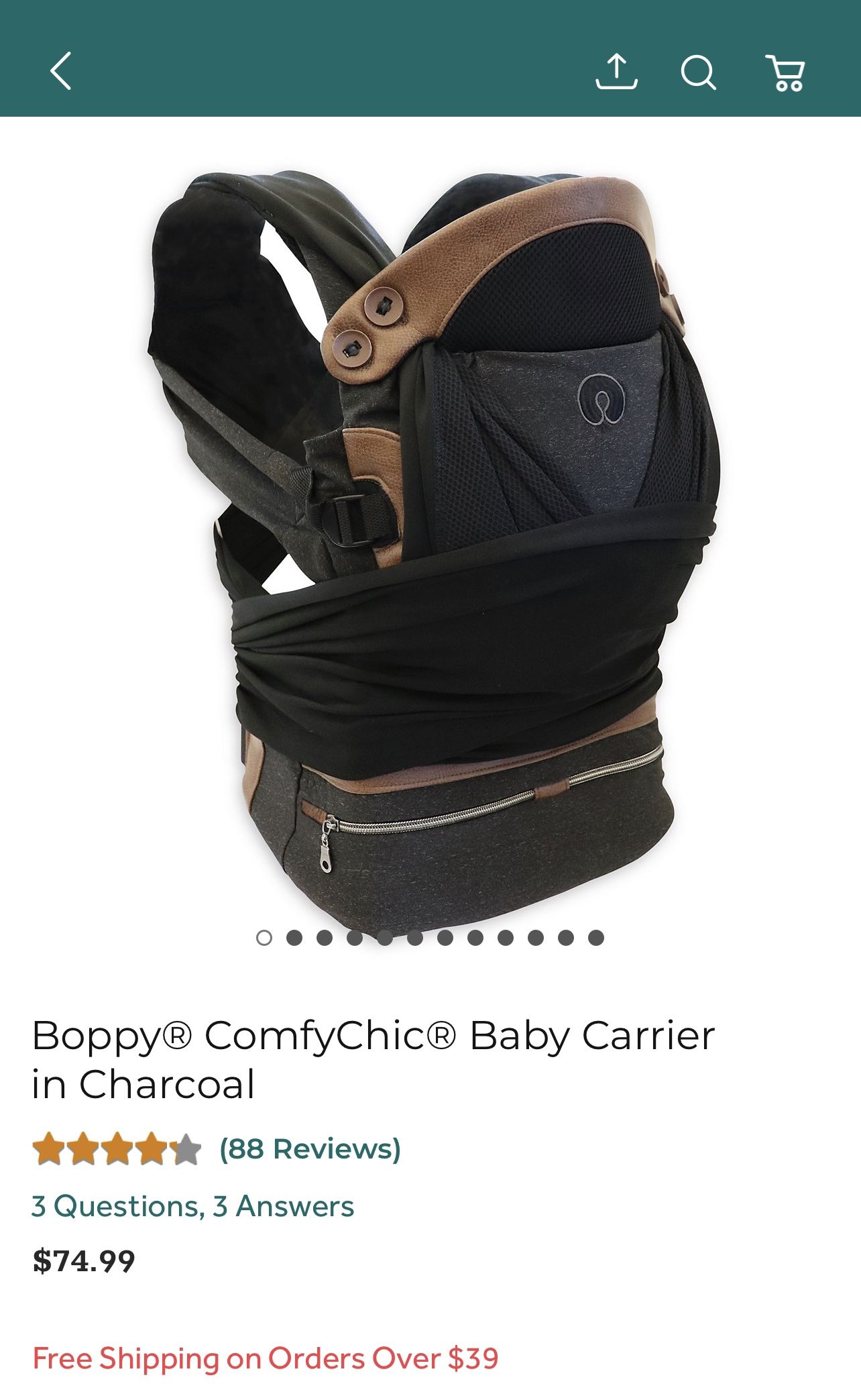 Boppy baby Carrier