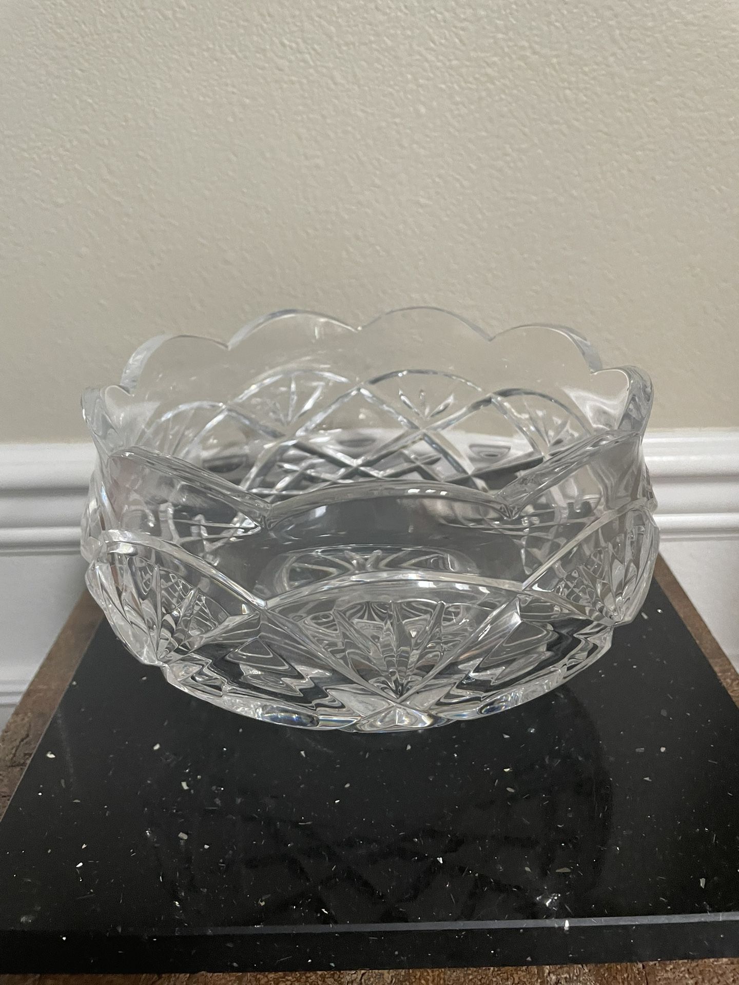 Waterford Crystal Bowl American’s Heritage Collection Benjamin Franklin Liberty 7.5”