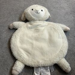 Koala Kids Plush Lamb Sheep Faux Fur Baby Play Mat Floor Pad Tummy Time $15 Price Firm