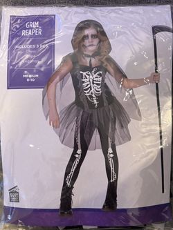 Girls Skeleton, Tutu, Halloween Costume Medium