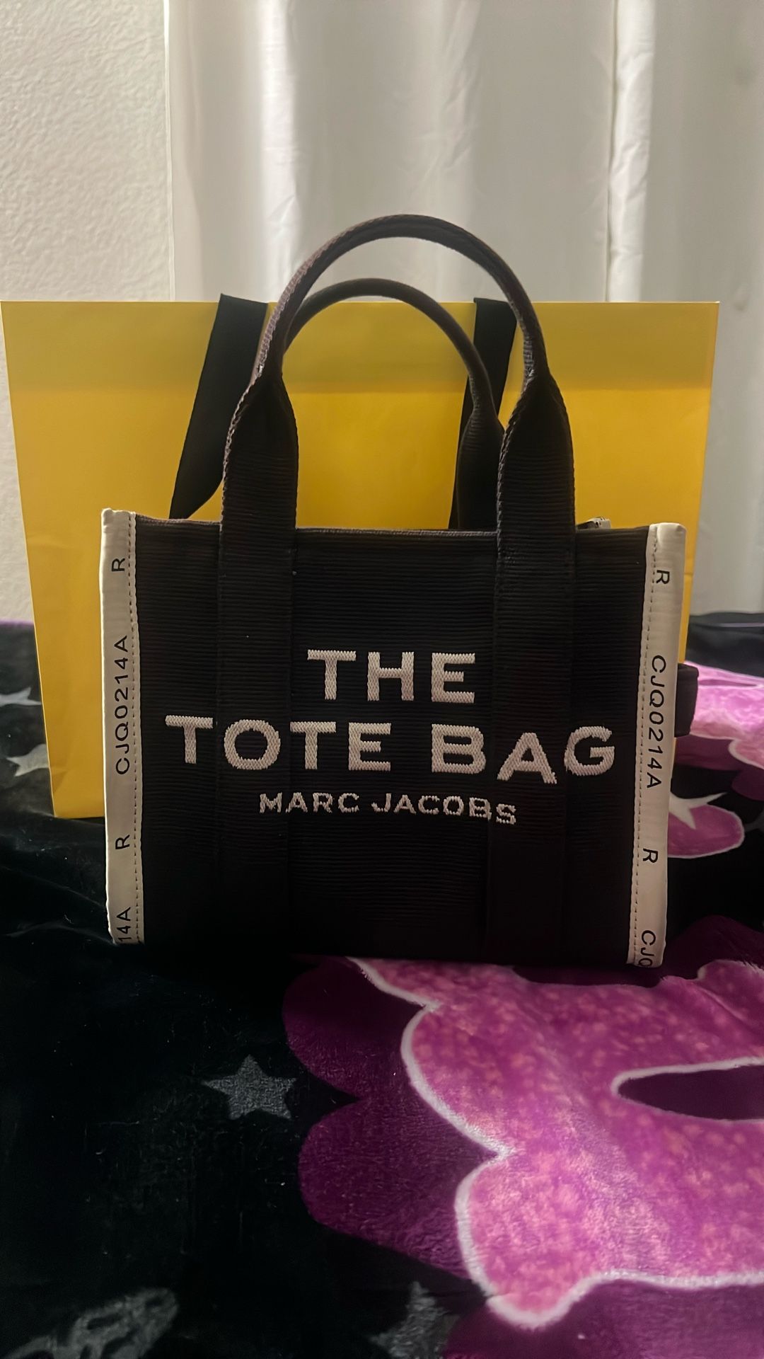 The Jacquard Small Tote Bag Black