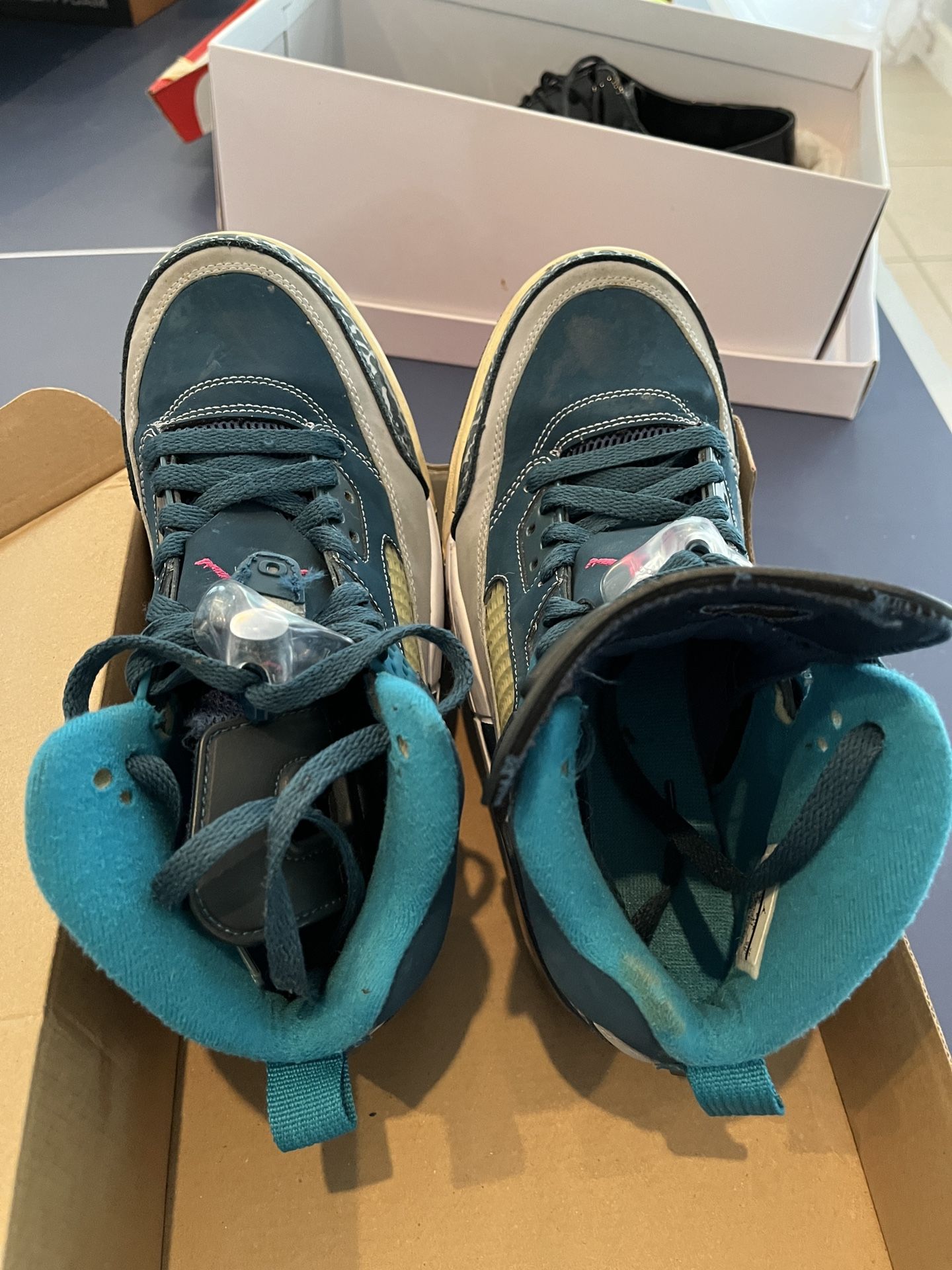 Nike Air Jordan Spizike Space Blue Size 8 Men's Pink Retro Authentic - $60