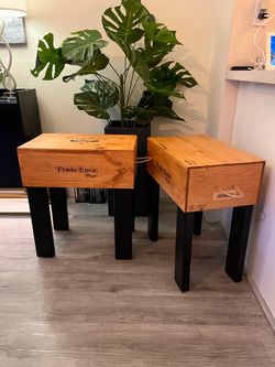 Crate wine coffee table