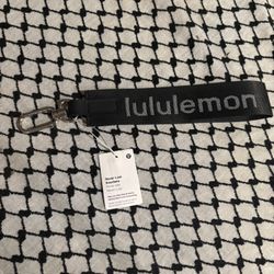 Lulu Lemon Black Keychain Brand New