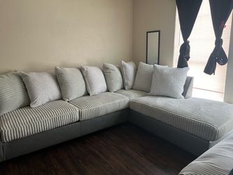 grey couches