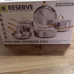 Greenpan 10 Piece Pots And Pans Set