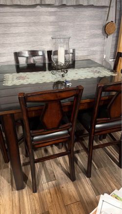 Comedor de 6 sillas cuatrado
