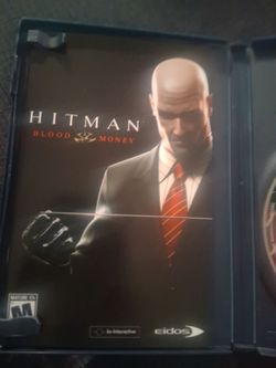 Pre owned  Playstation  2  HITMAN BLOOD MONEY   Adult  owned