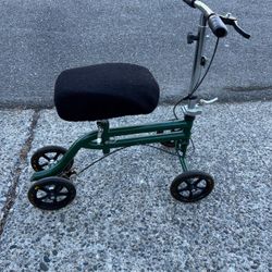 Crutches, Scooter, and Boot