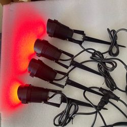 4 Spotlight With 8 Color Changing LED 15 Feet 110v Includes 2 Remotes