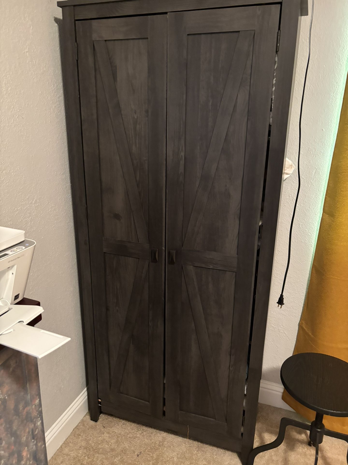 Two Book Shelf With Doors Or Cabinets