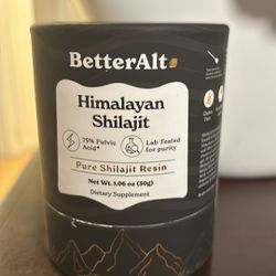 Better Alt 100% Pure Shilajit Resin with 87 Trace Minerals | 30 Gm