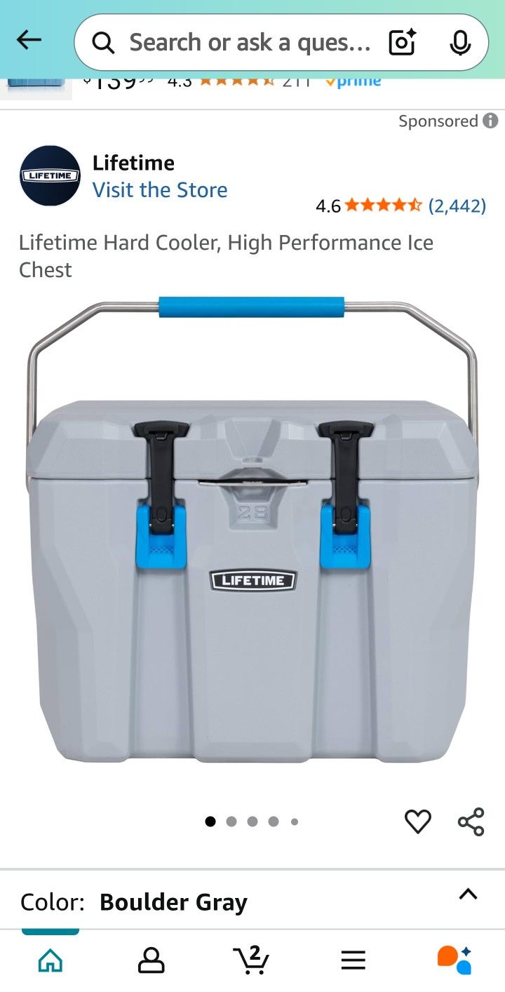 LIFETIME COOLER 28QT