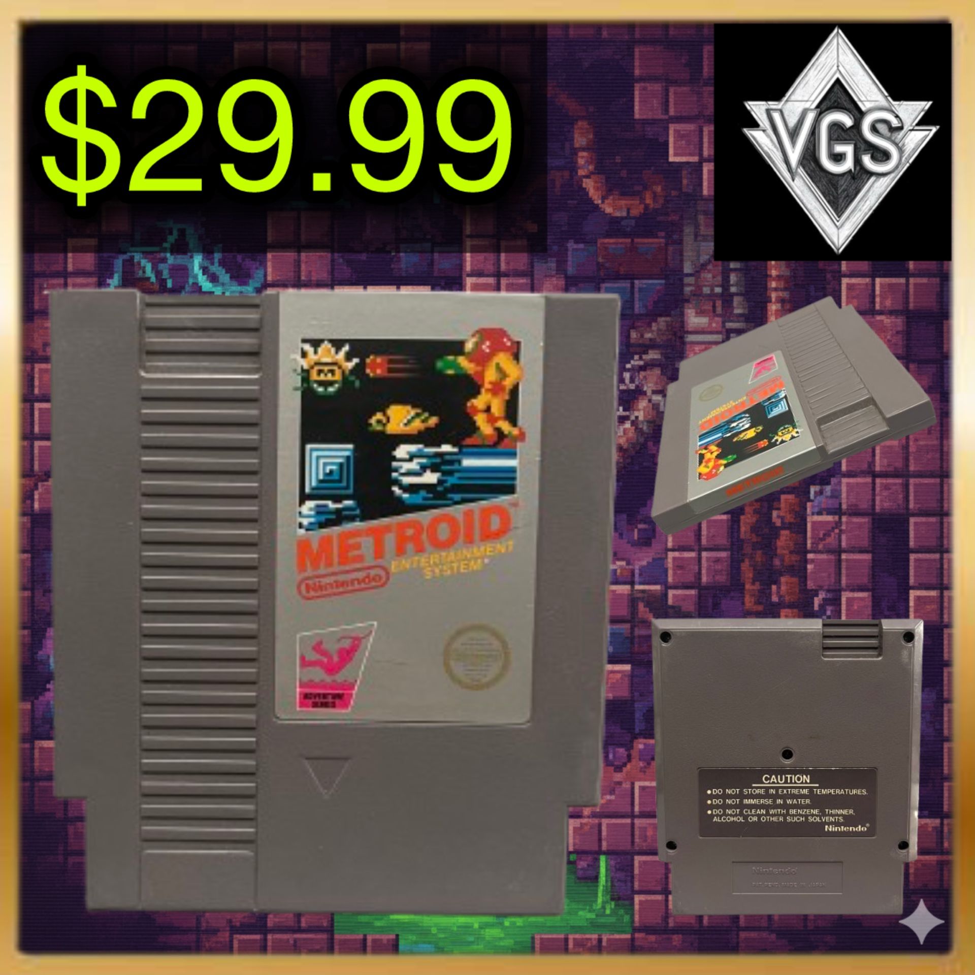 *CLASSIC* Metroid — NES — 1986