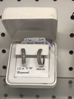 1/2 ct. Diamond Earrings