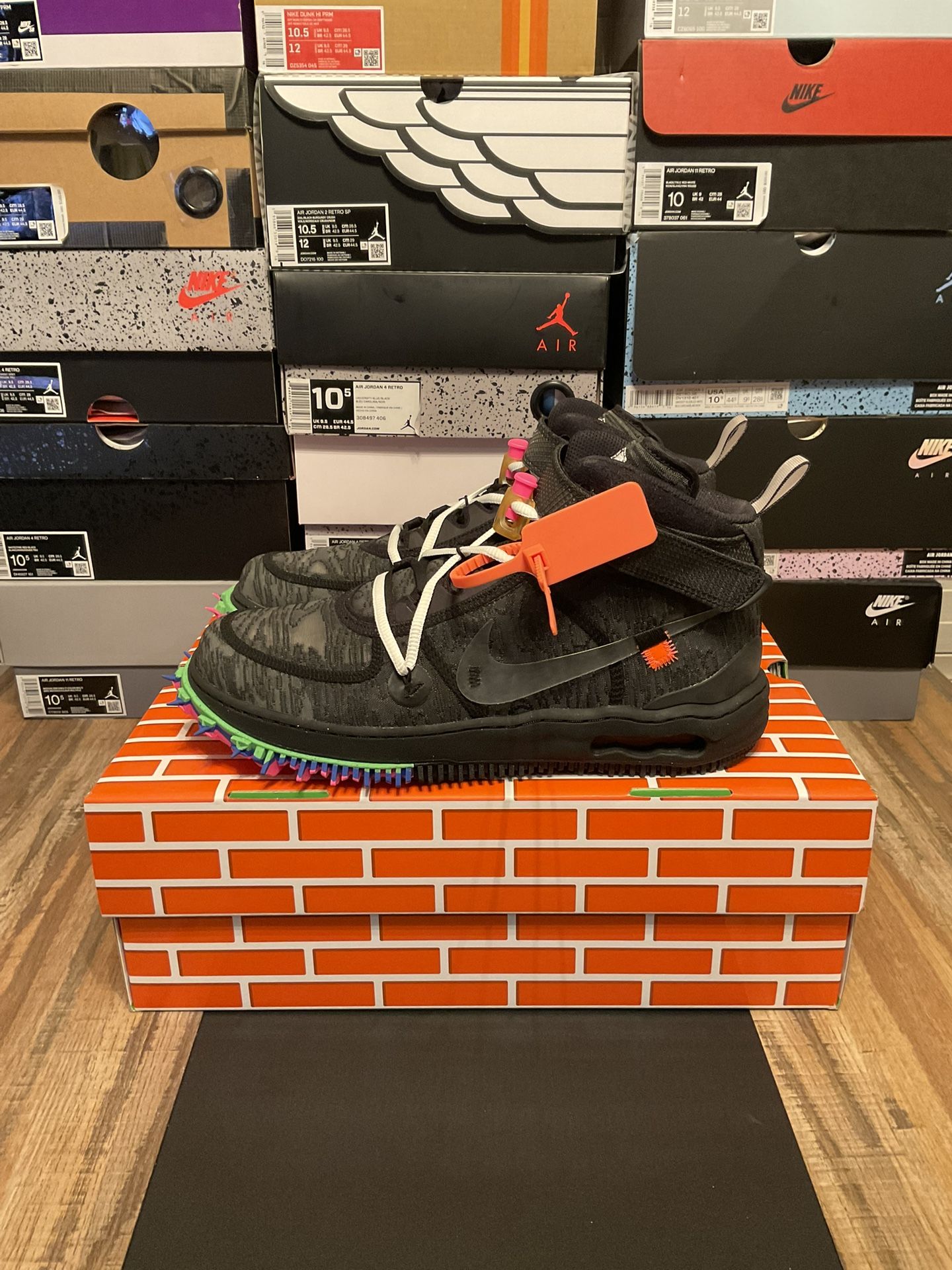 Off White X Nike Air Force Mid “Black”